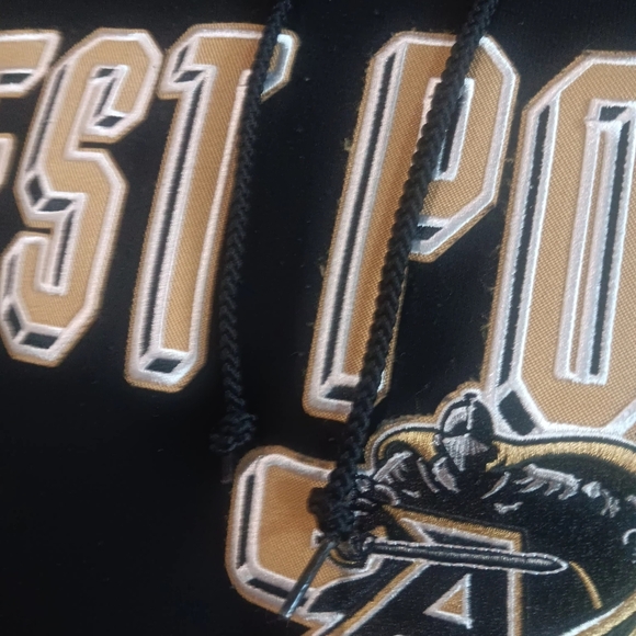 CHAMPION Eco Friendly Fleece WEST POINT Black Knight 1802 Hoodie Size Medium - Picture 4 of 7